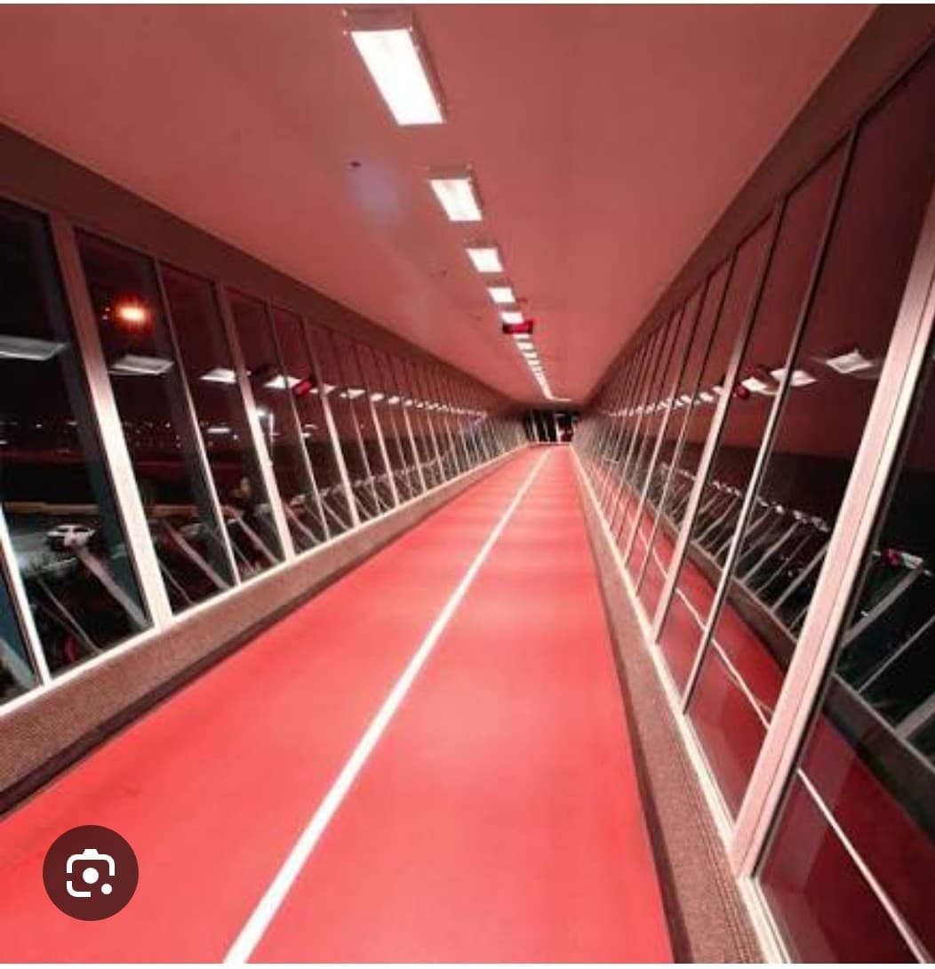 Indoor running track with professional flooring