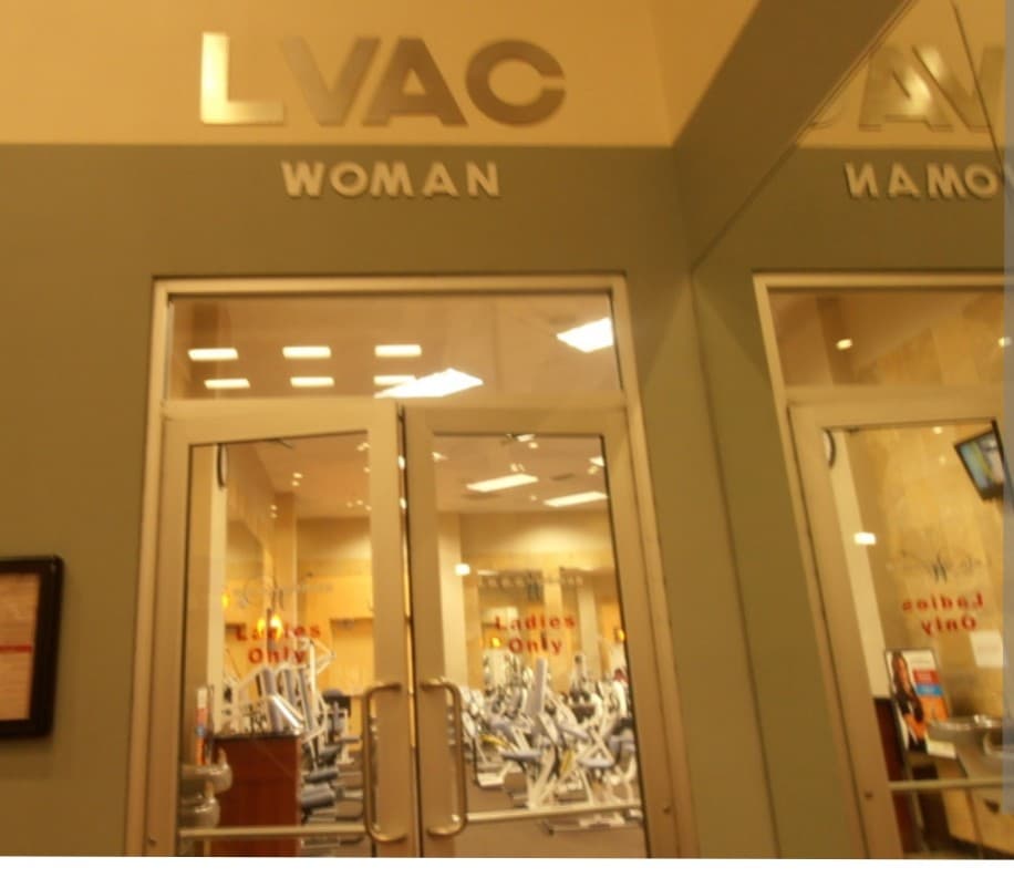 Women's fitness area and locker room